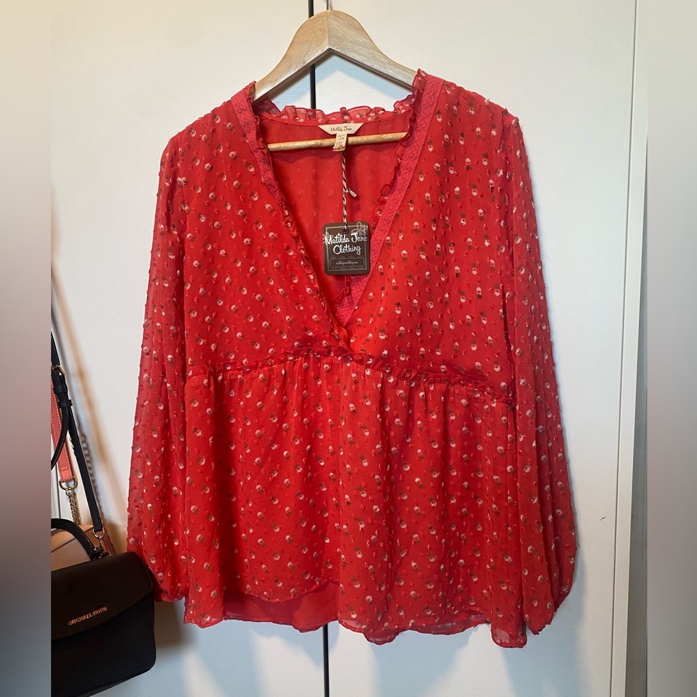 Matilda Jane top size Large NWT - Picture 2 of 9